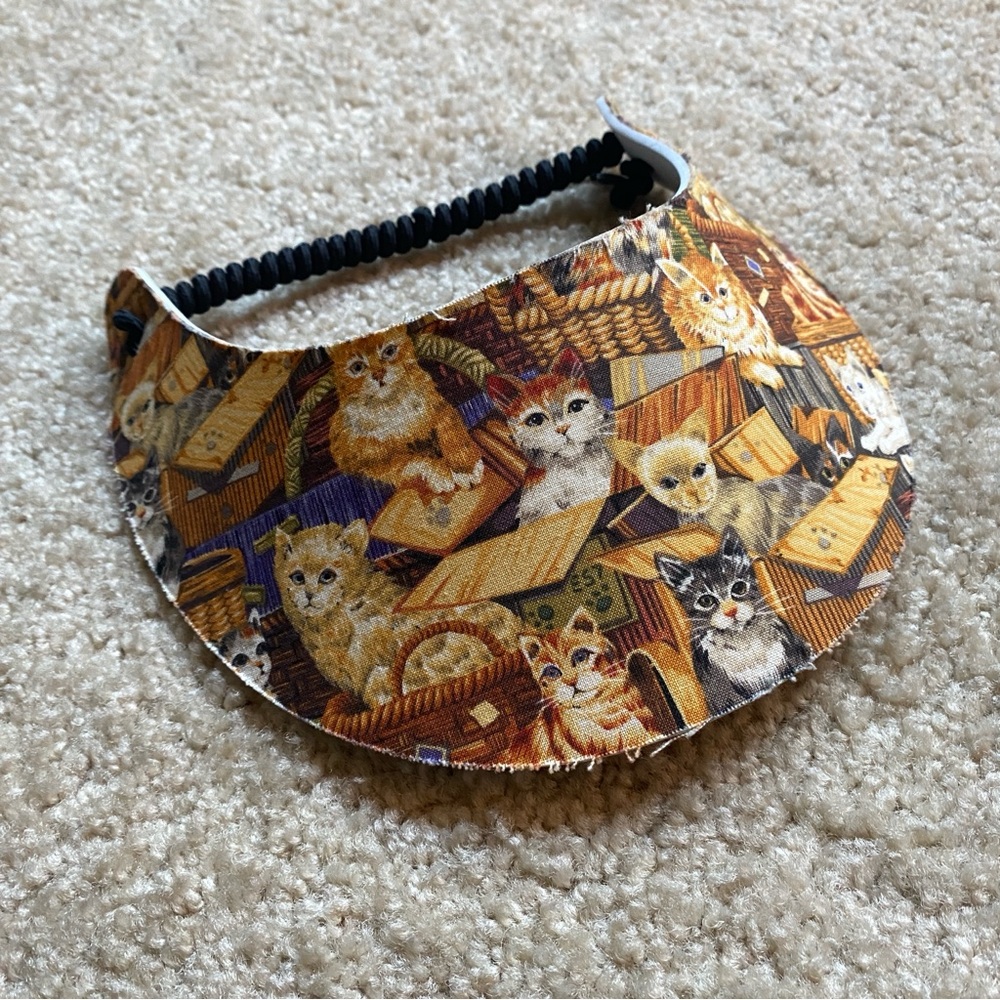 Visor, Hat Cat Print • Cat Lady
